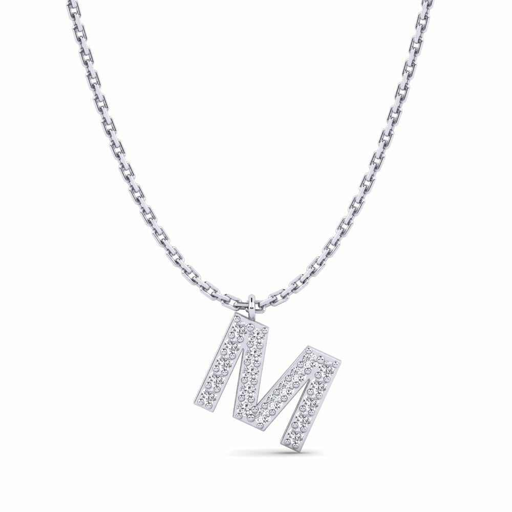 Weißgold 750 Diamant Damen halskette Avaja - M