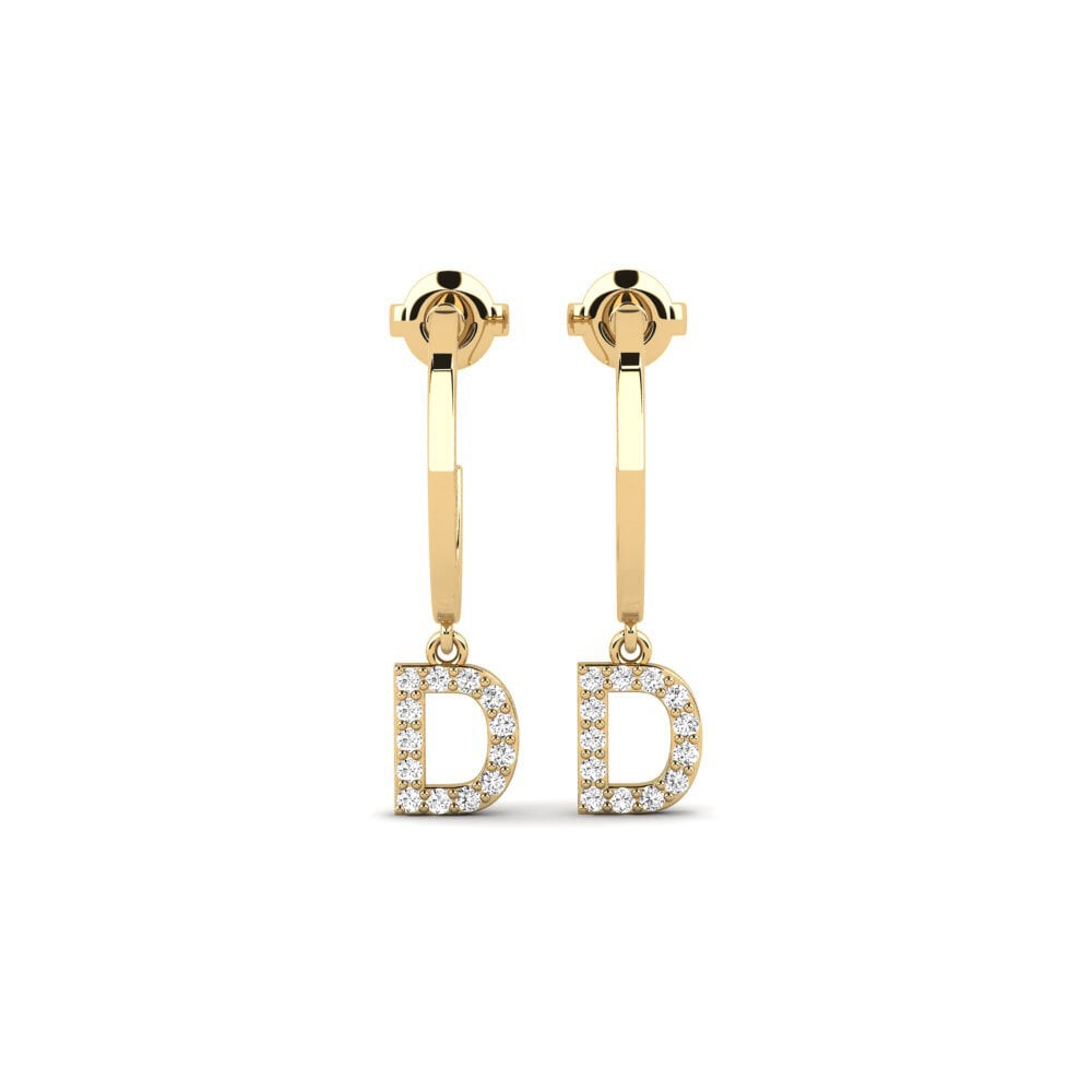 Moissanite Women's Earring Bundok - D