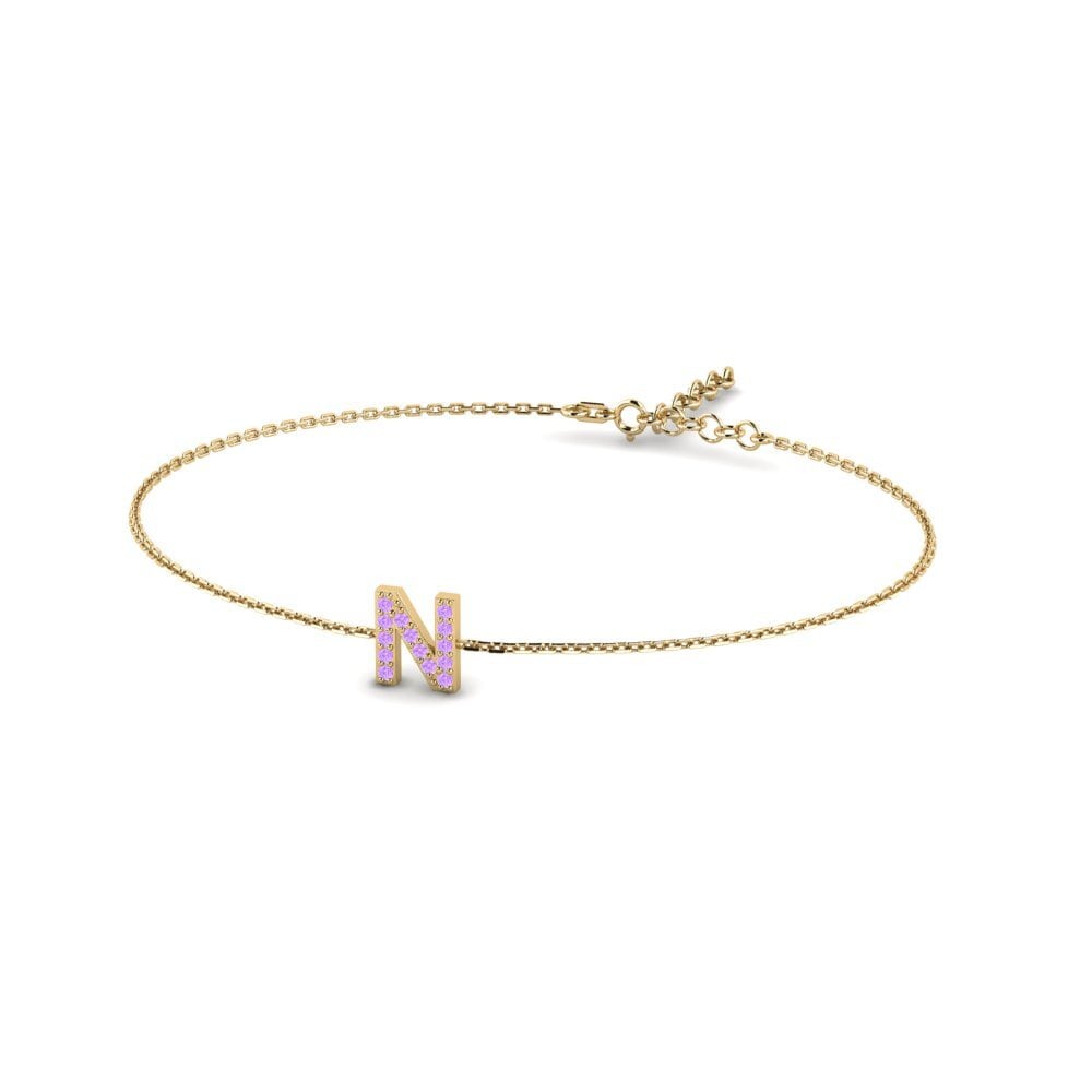 Amethyst Women's Bracelet Intaba - N
