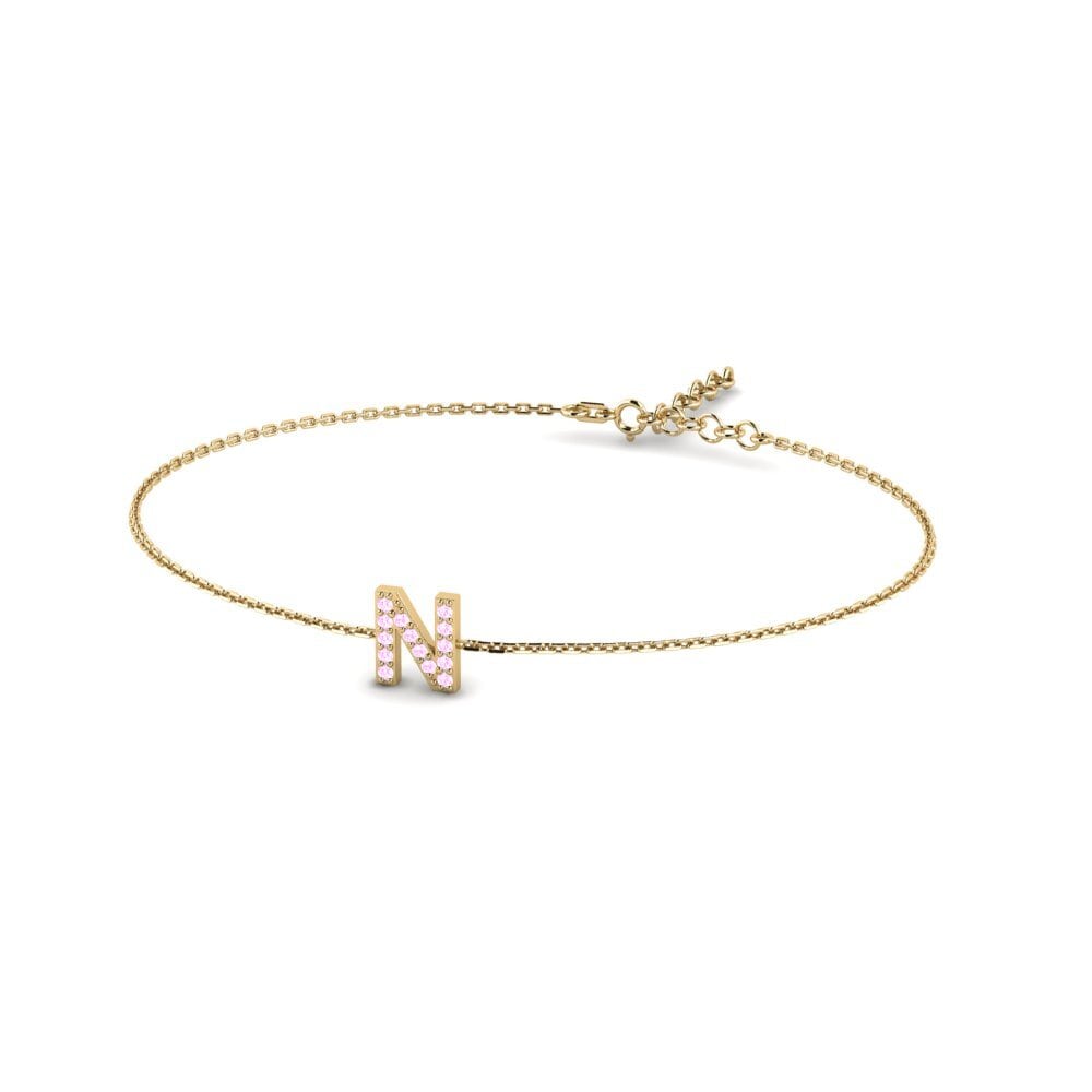 Pink Sapphire Women's Bracelet Intaba - N