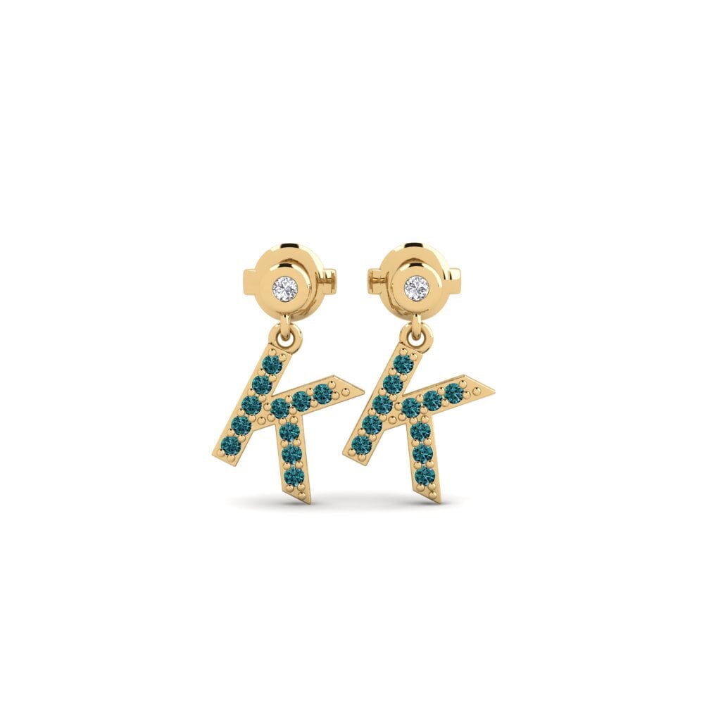 Blue Diamond Women's Earring Jasorat - K