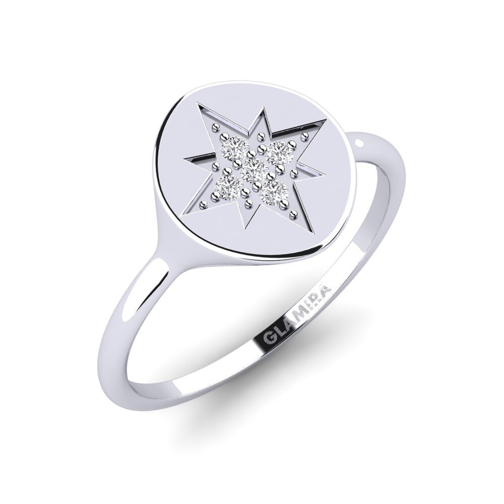 14ct White Gold Ring Henning