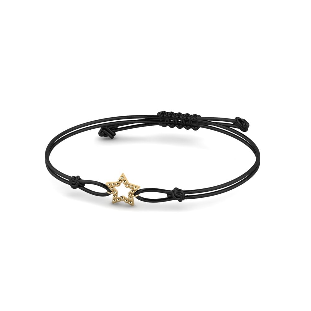 Or Jaune 14k Bracelet cordon Kivik