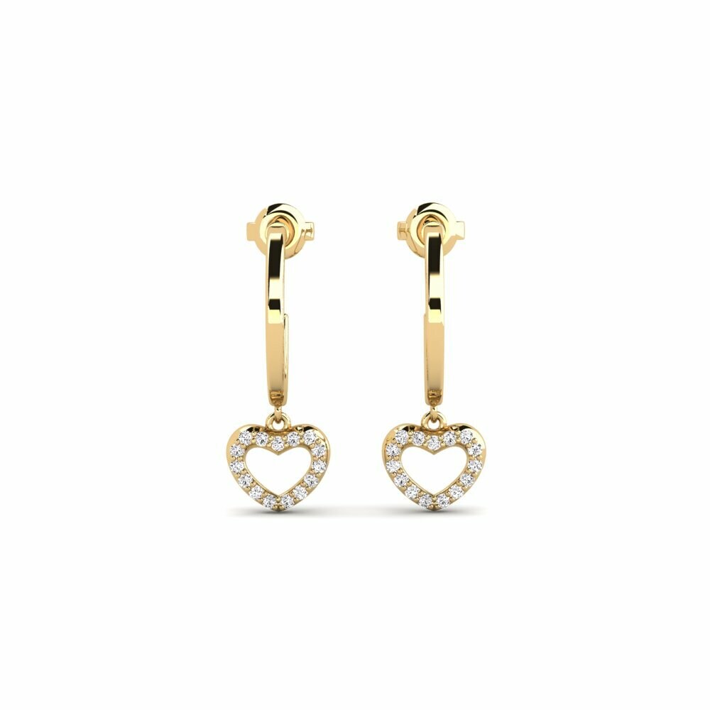 Moissanite Dames Oorbellen Minnen