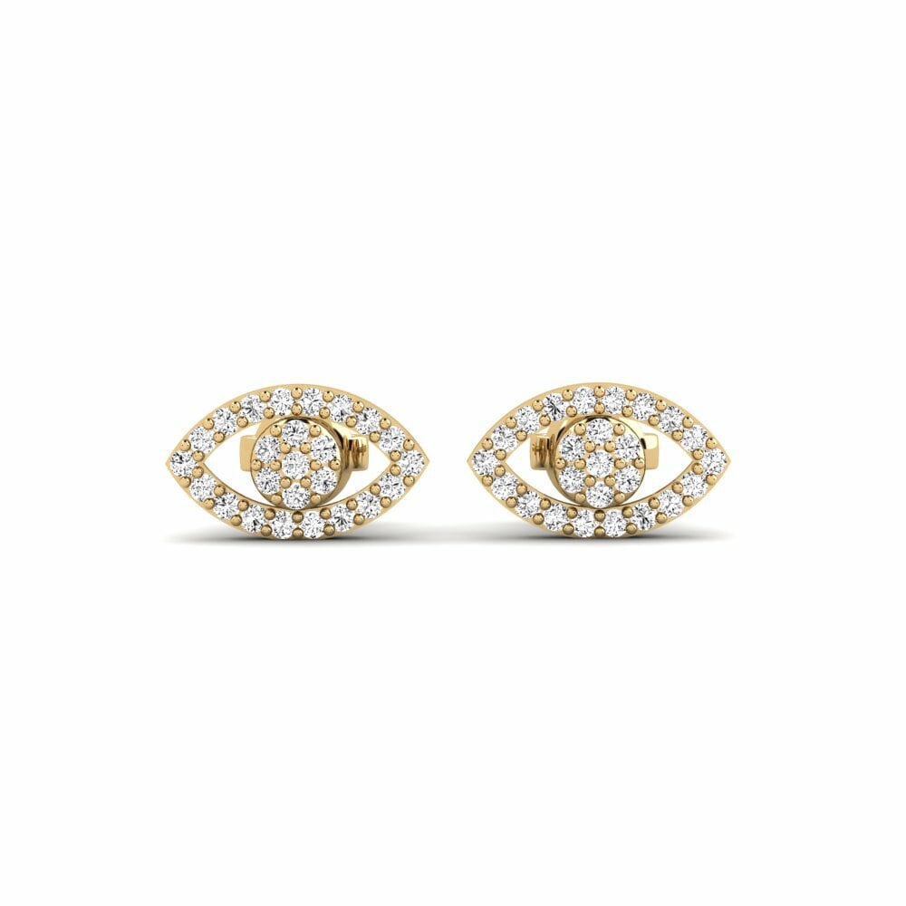 Moissanite Boucle d'oreille femme Ausardia