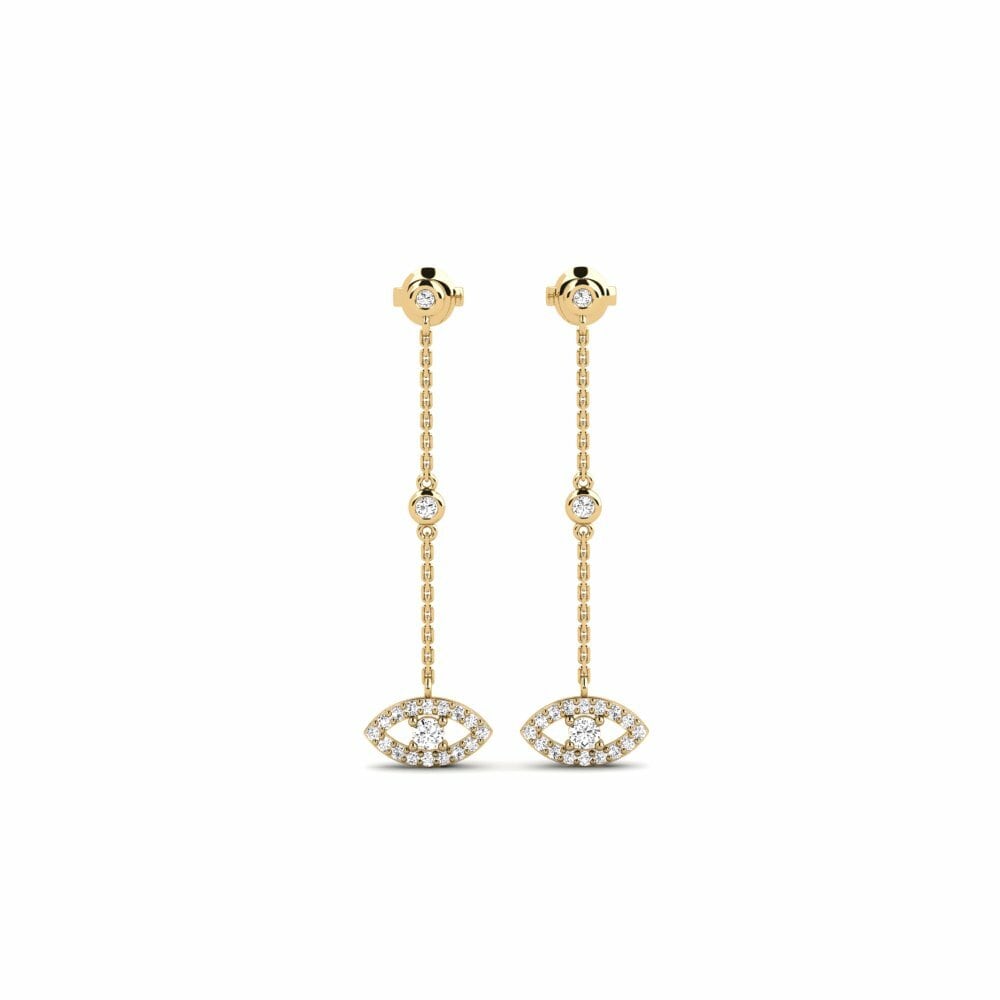 Moissanite Boucle d'oreille femme Disort