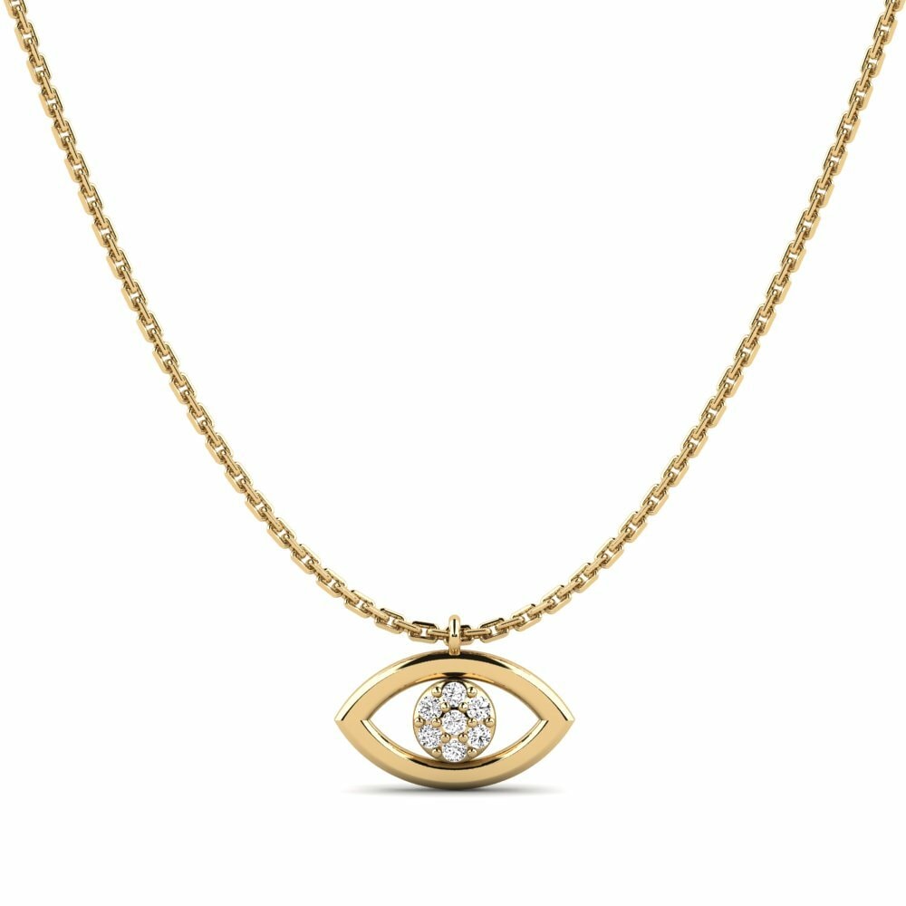 Moissanite Pendentif pour femme Forsterkning