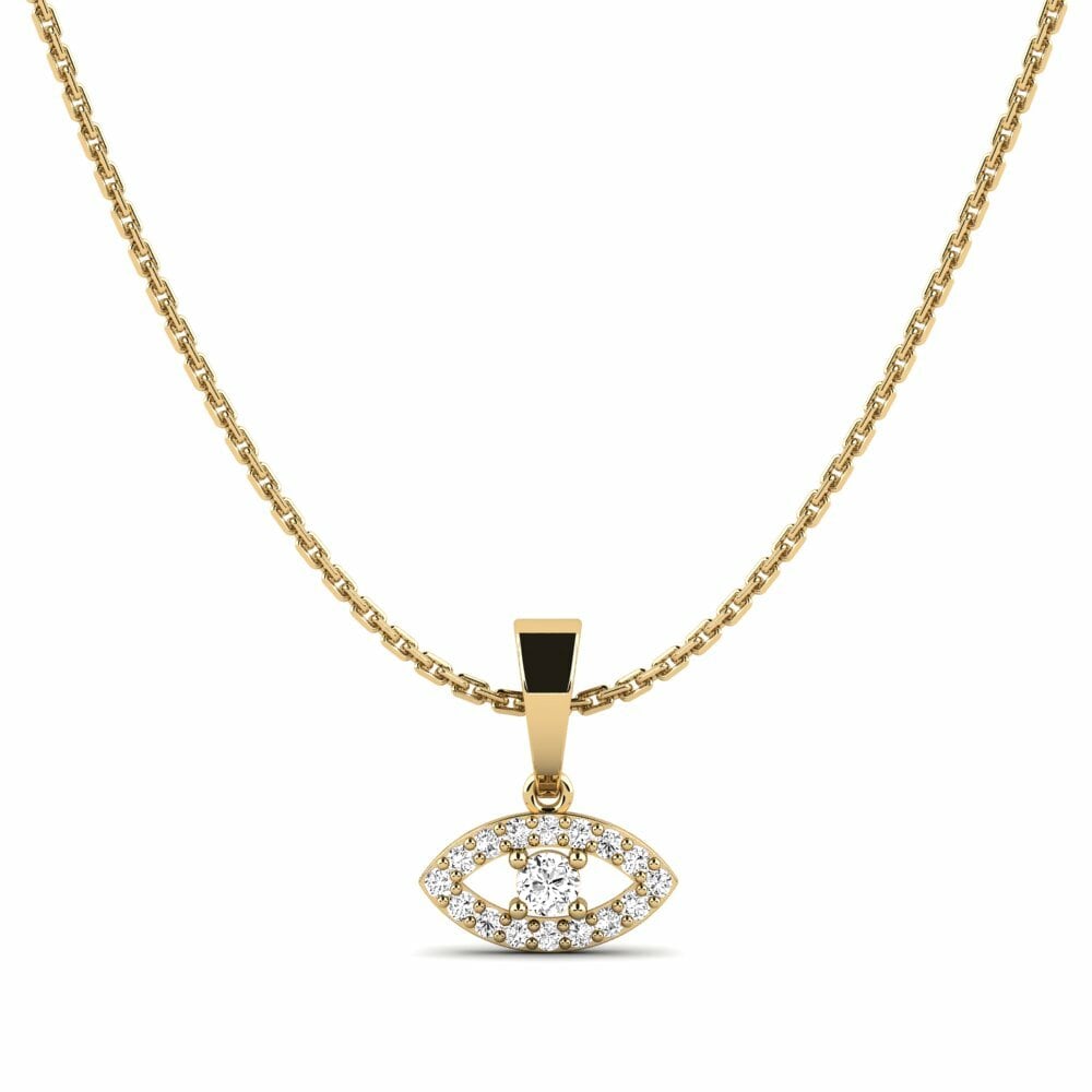 Moissanite Pendentif pour femme Fortitudo