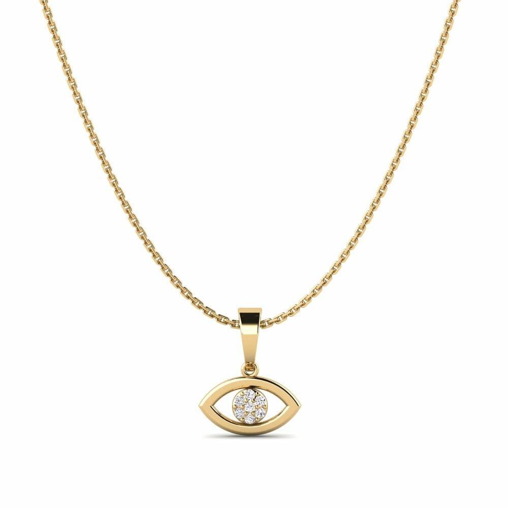 Moissanite Pendentif pour femme Hrabrost