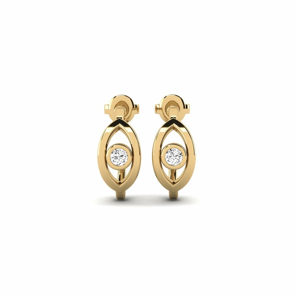 Moissanite Boucle d'oreille femme Isethulo