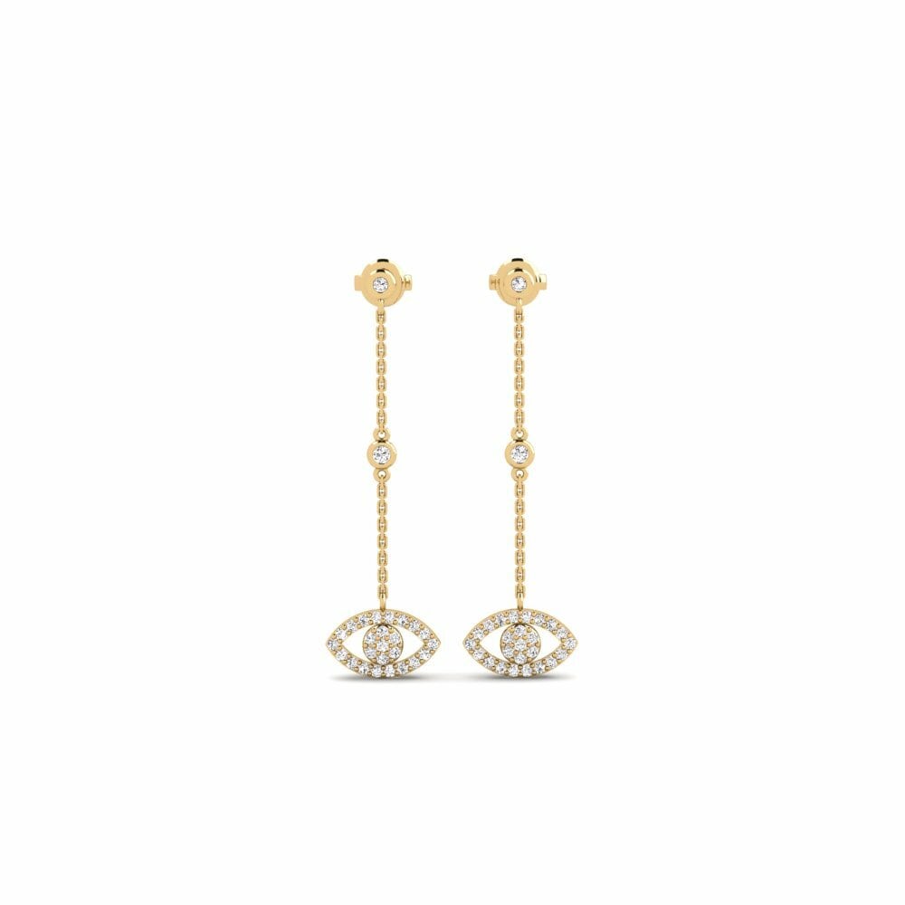 Moissanite Boucle d'oreille femme Kaisog