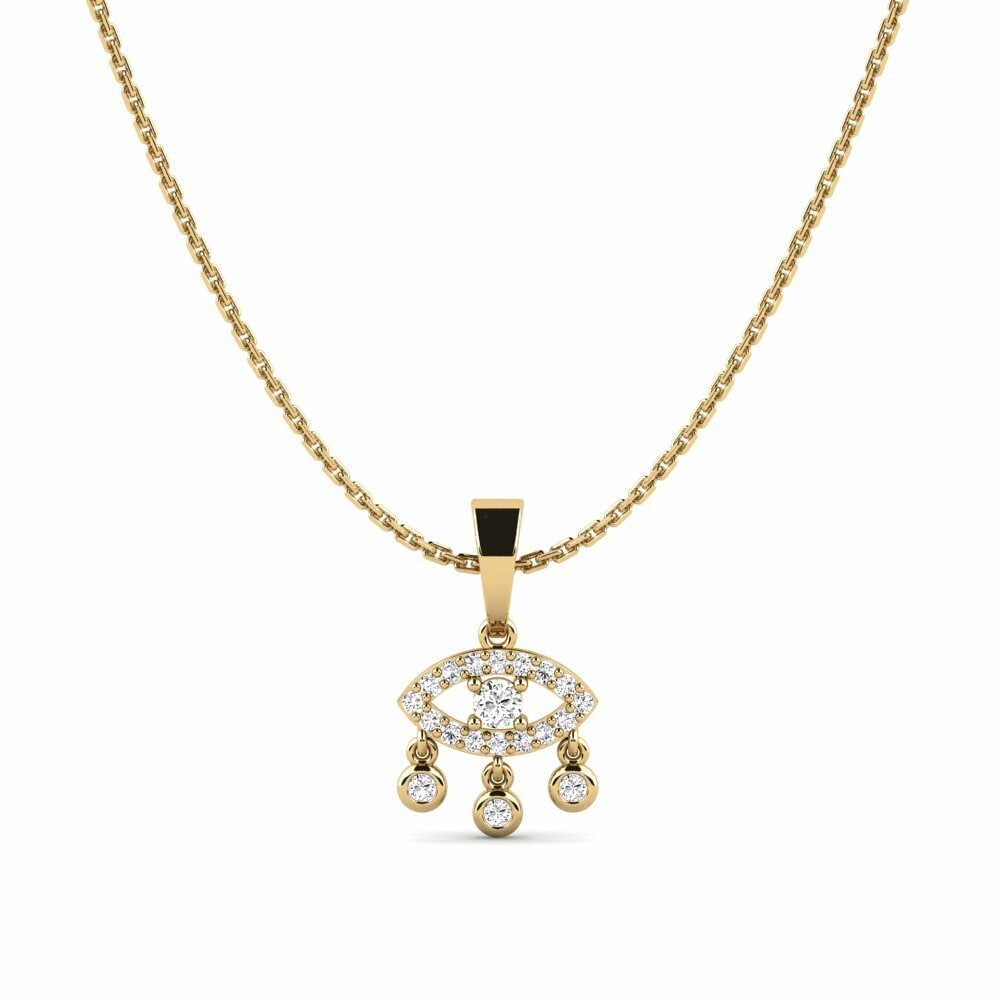 Moissanite Pendentif pour femme Kynning