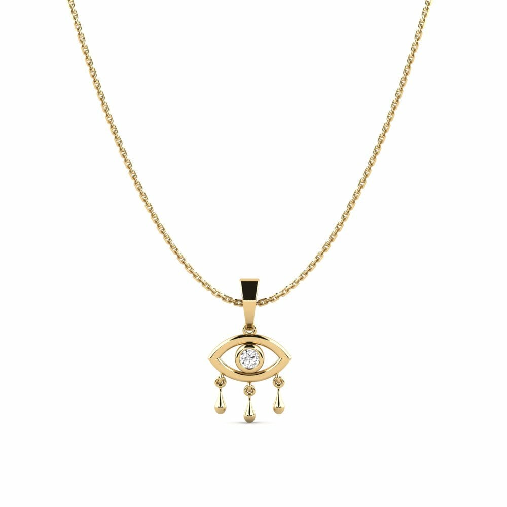 Moissanite Pendentif pour femme Prastuti