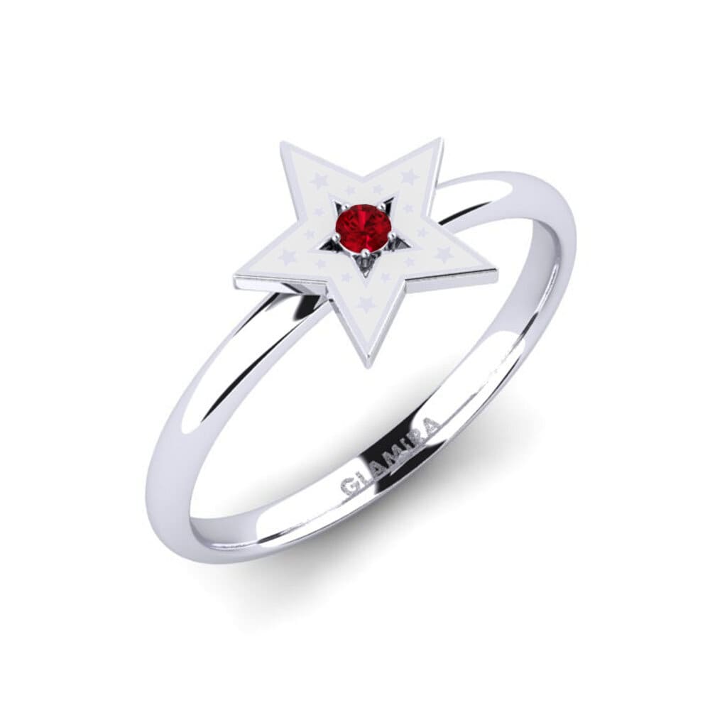 Red Zirconia Ring Taniksc