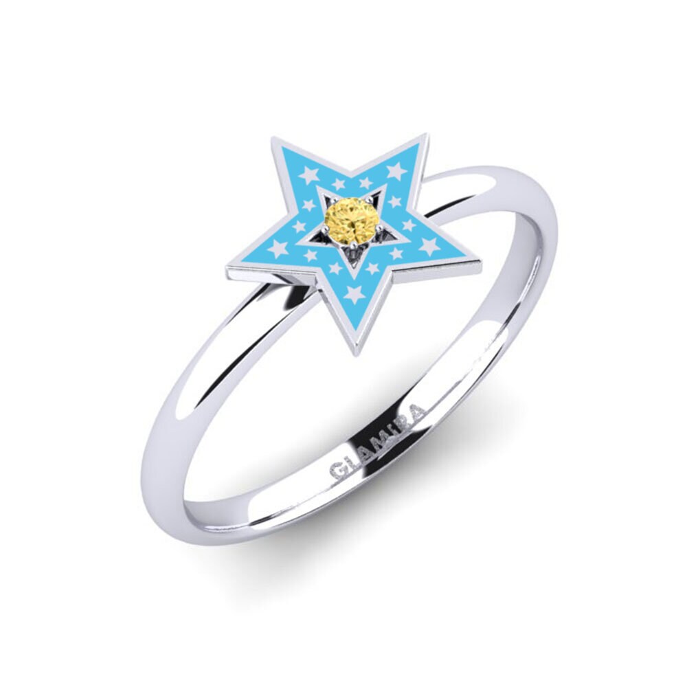 Gelber Diamant Ring Taniksc