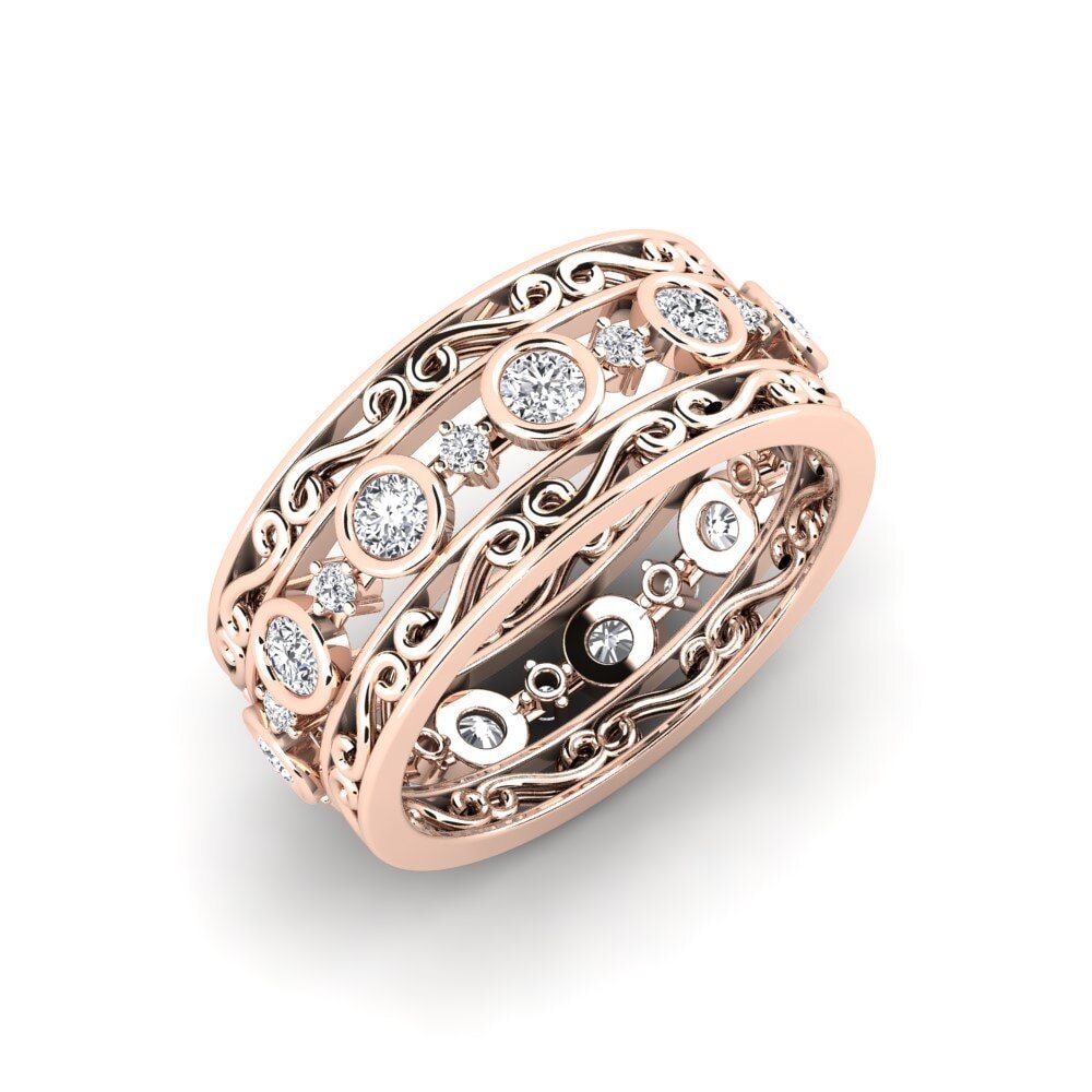 14ct Rose Gold Lab Grown Diamond Ring Tlem