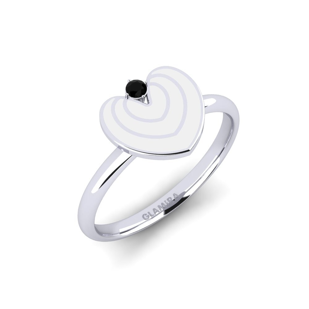 Diamante Negro Anillo Veras