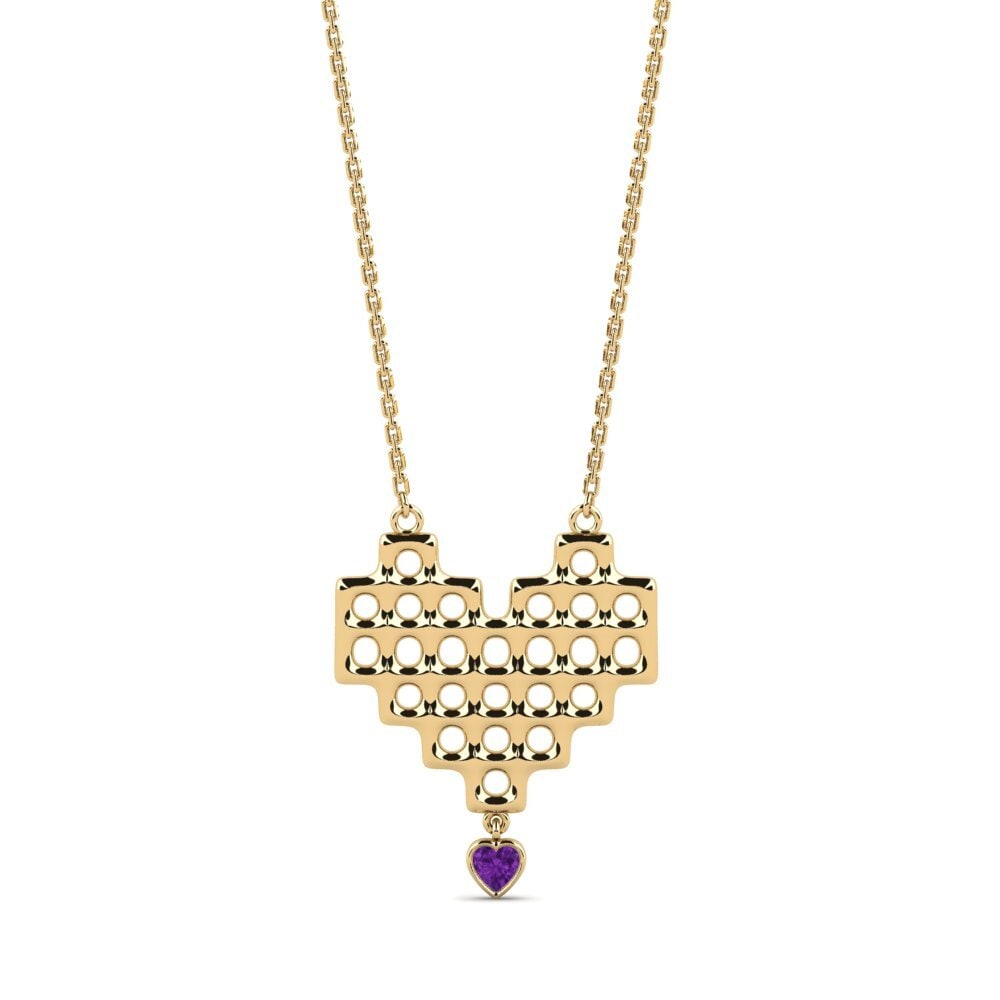 Amethyst Women's Necklace Oxhicit
