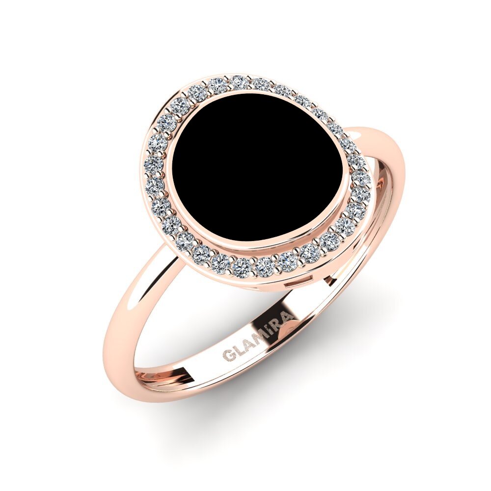 14ct Rose Gold Ring Waldglas