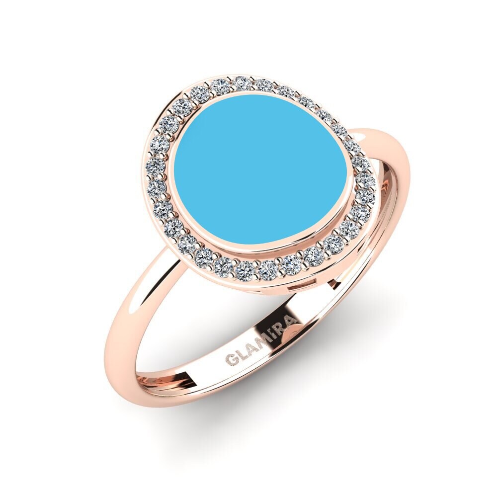 14ct Rose Gold Ring Waldglas