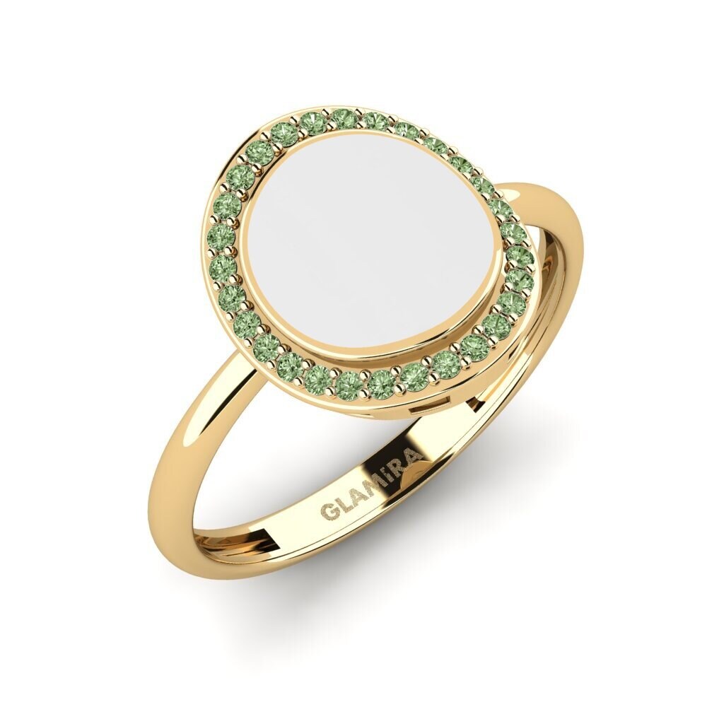 Diamante Verde Anillo Waldglas