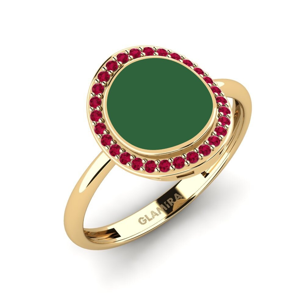 Ruby Ring Waldglas