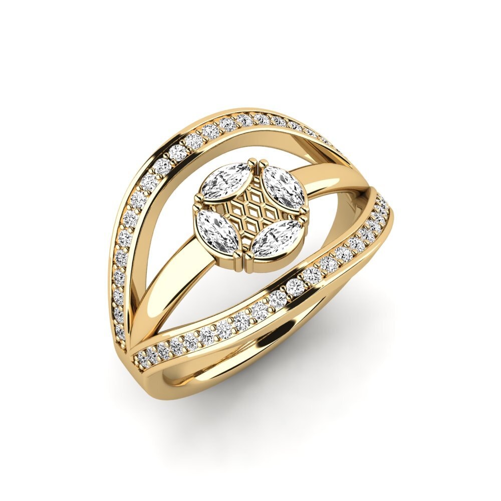 Marquise Moissanite Ring Wrin