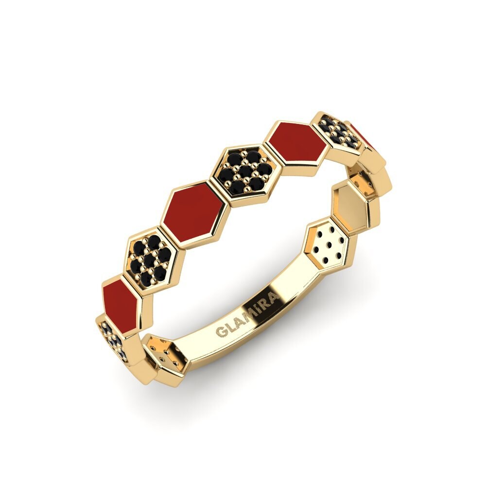 Schwarzer Onyx Ring Xanthus
