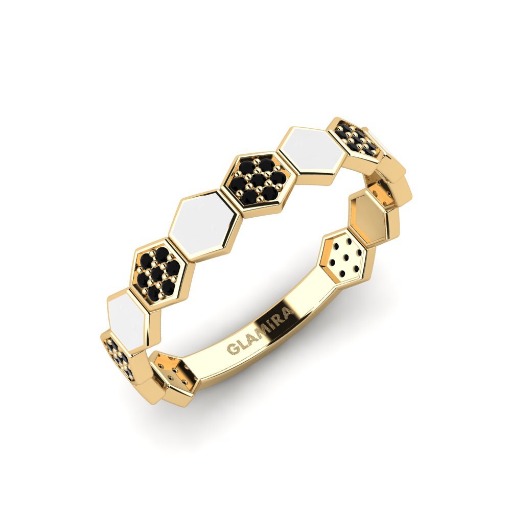 Diamante Negro Anillo Xanthus