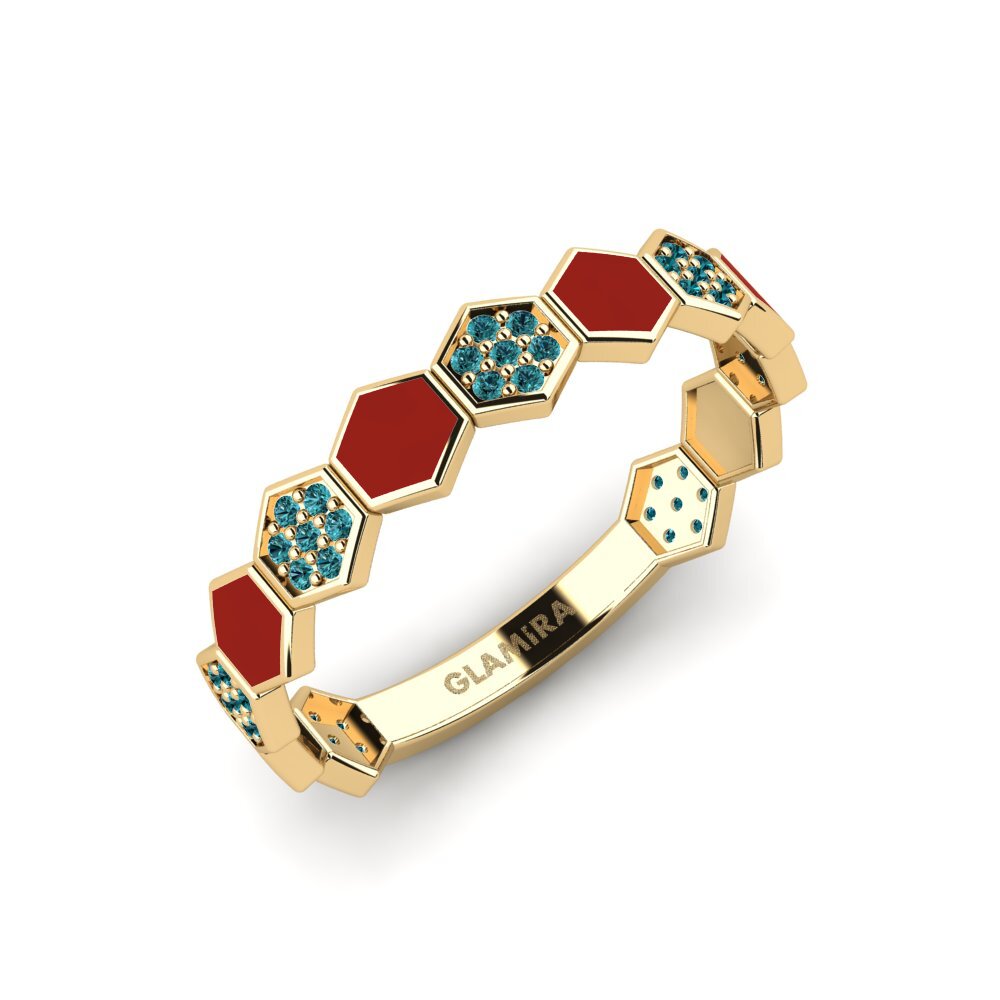 Blauer Diamant Ring Xanthus