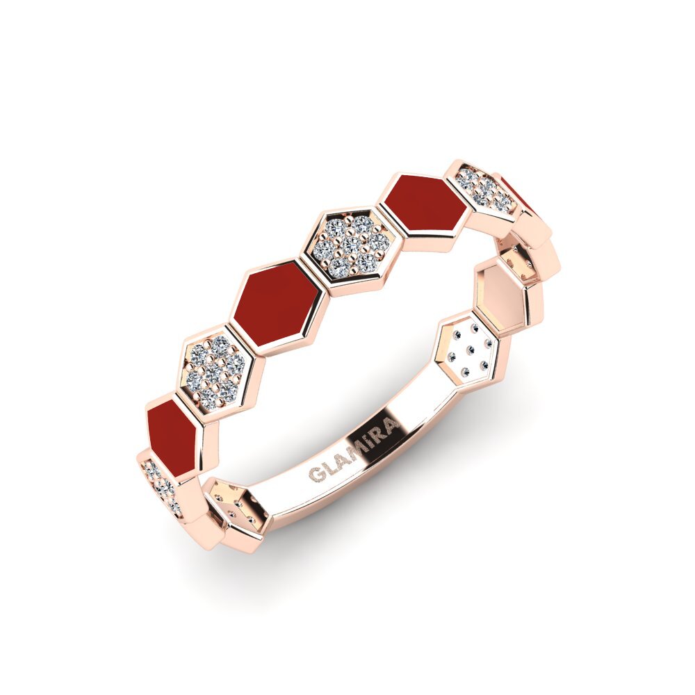 Rotgold 585 Ring Xanthus