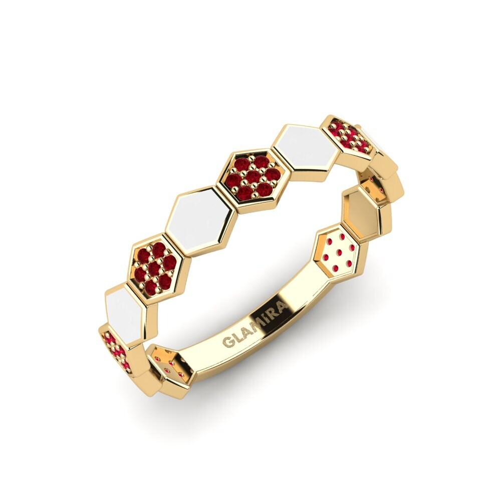 Red Zirconia Ring Xanthus