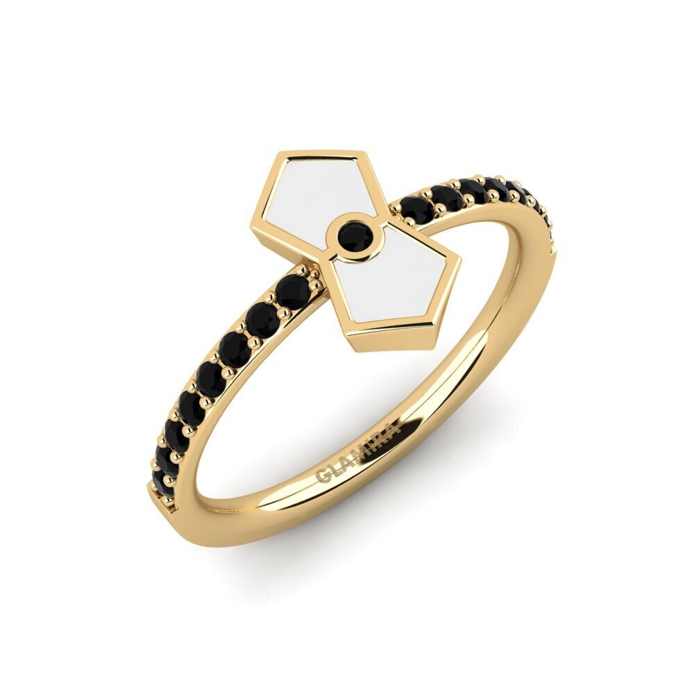 Diamante Negro Anillo Xentosa