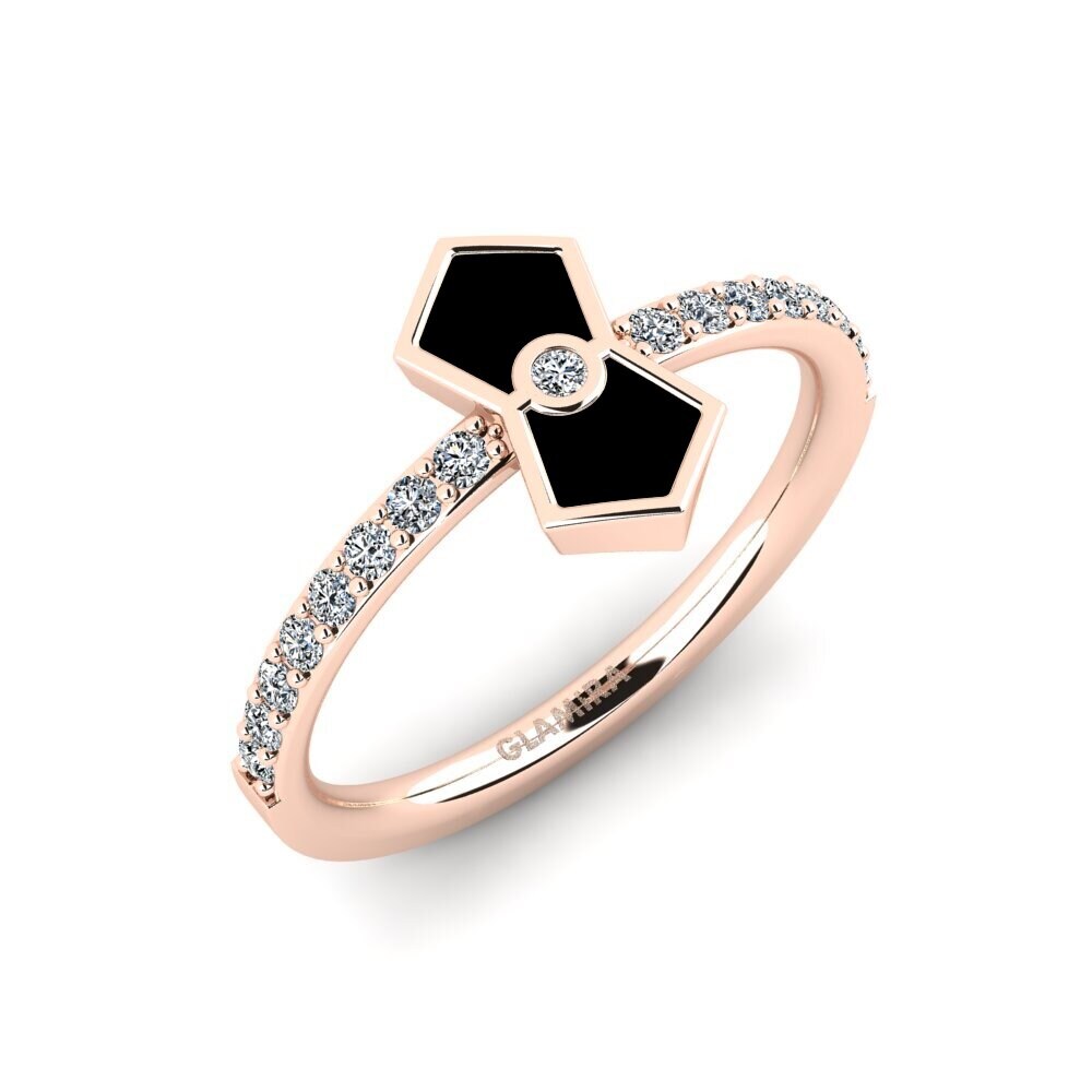 14ct Rose Gold Ring Xentosa