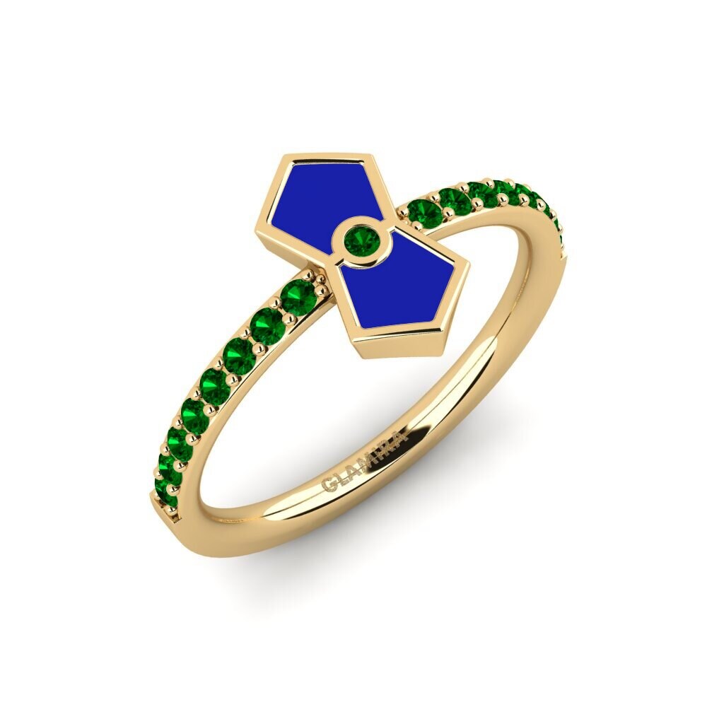 Grüner Zirkonia Ring Xentosa