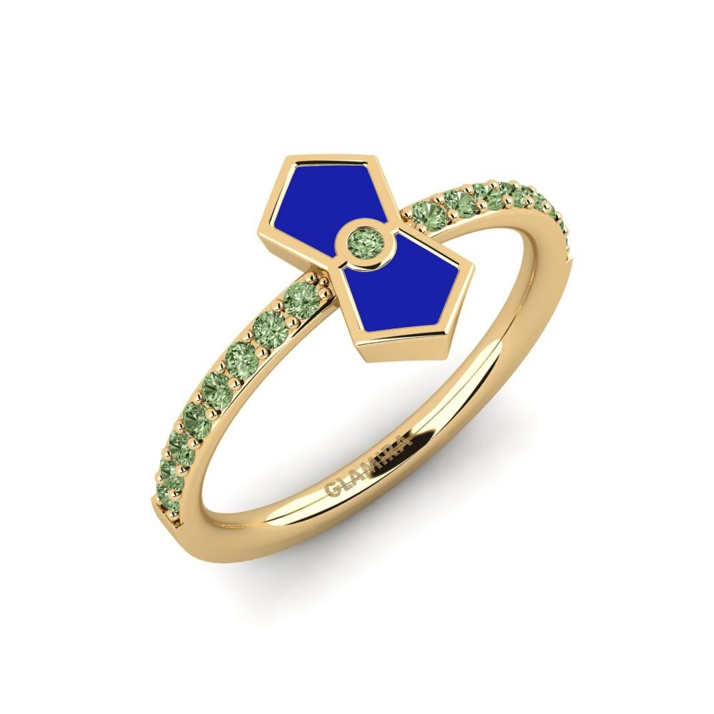 Grüner Diamant Ring Xentosa