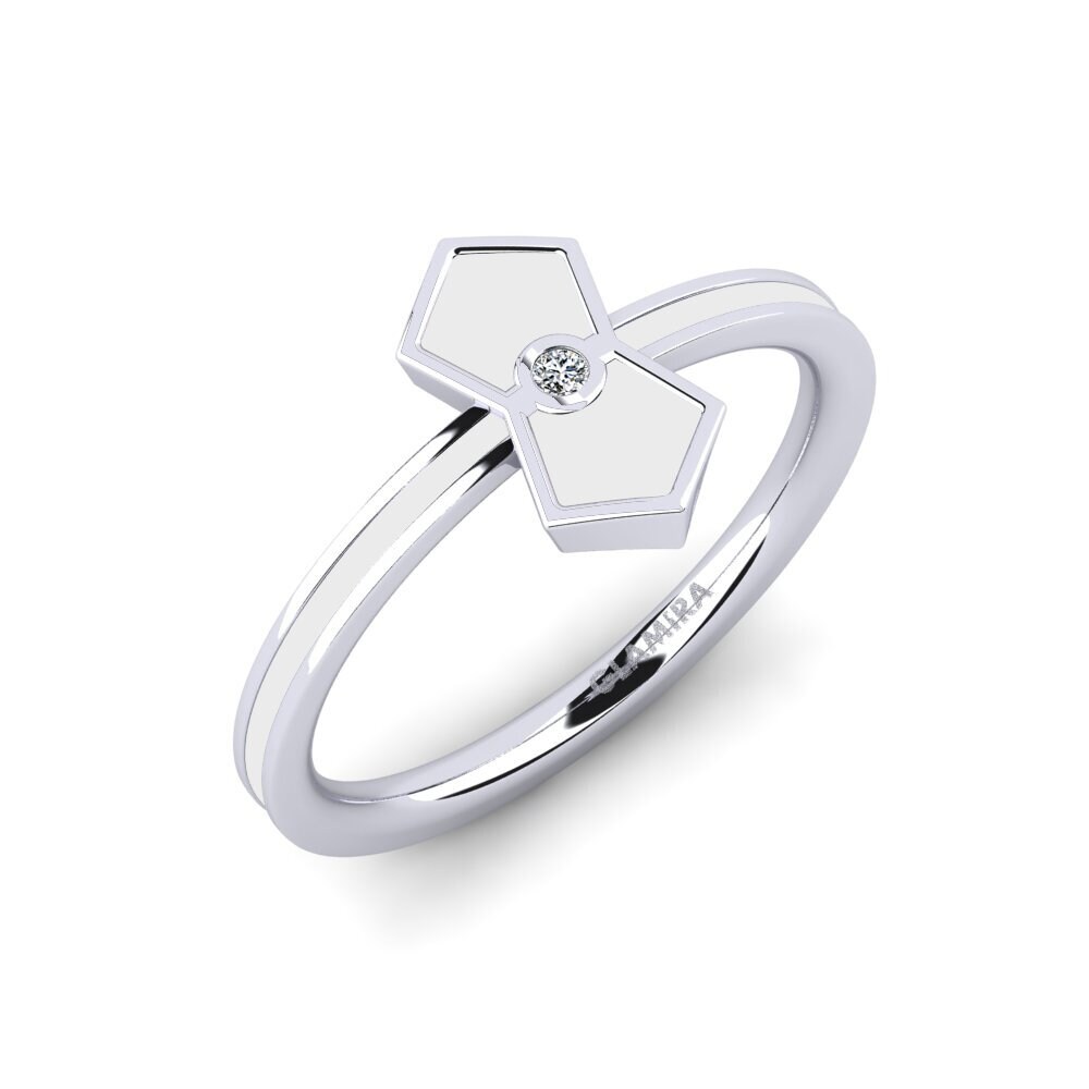 White Silver Ring Xentosan