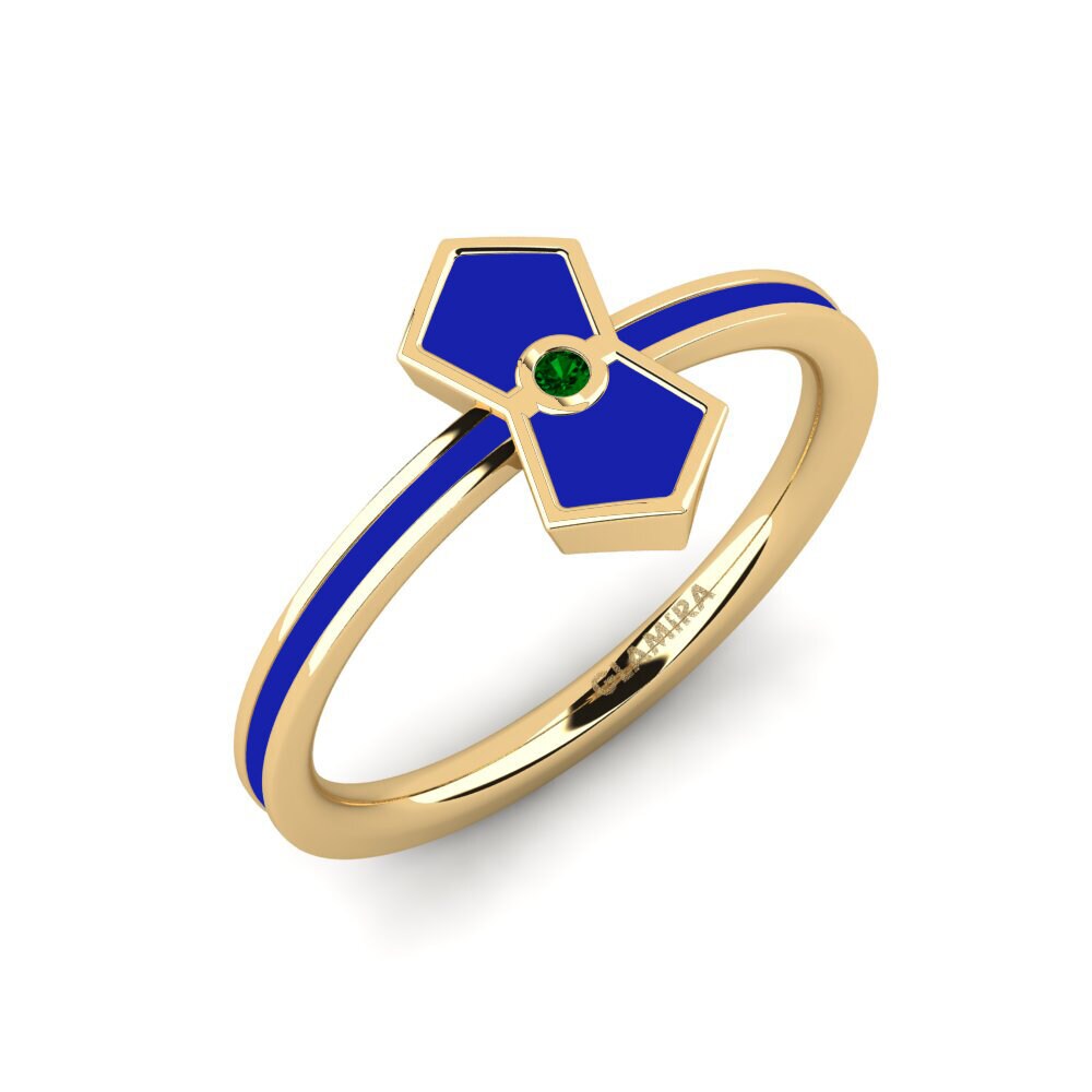 Grüner Zirkonia Ring Xentosan