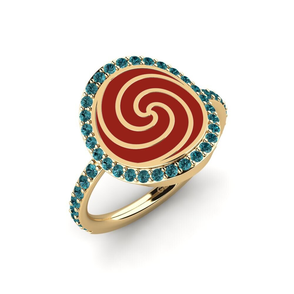 Blauer Diamant Ring Xepalta