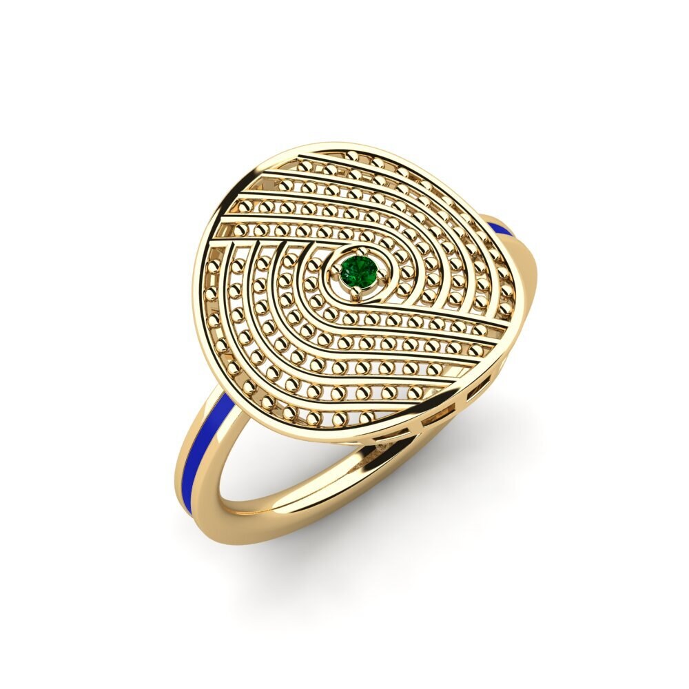 Grüner Zirkonia Ring Xertopla