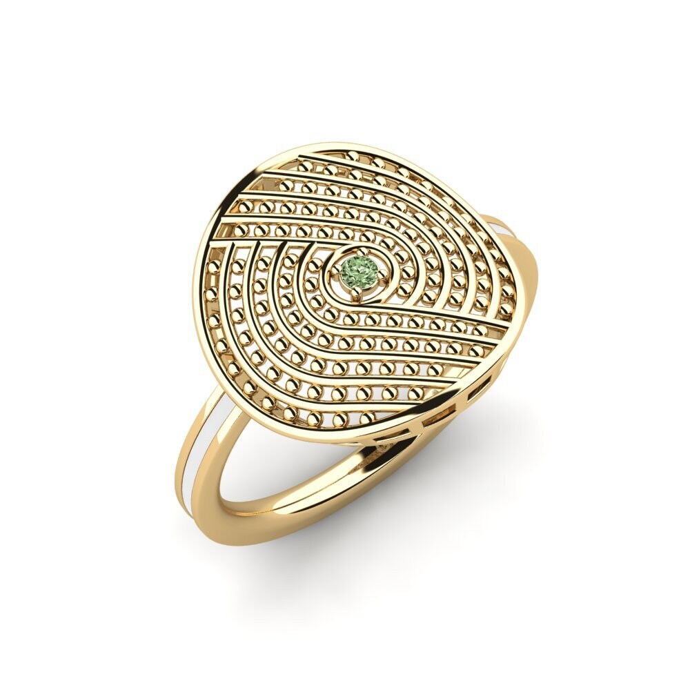 Diamante Verde Anillo Xertopla