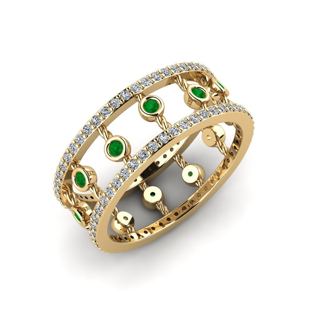 Émeraude Bague Yadiells