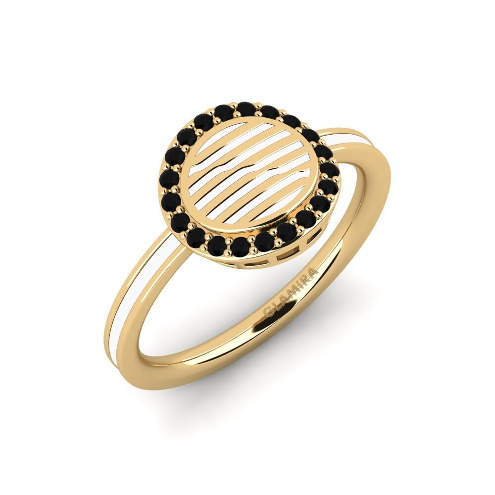 Diamante Negro Anillo Yandijak