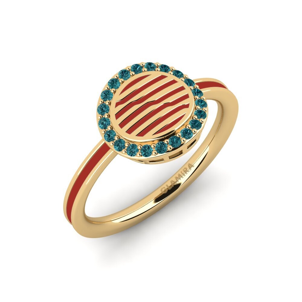 Blauer Diamant Ring Yandijak