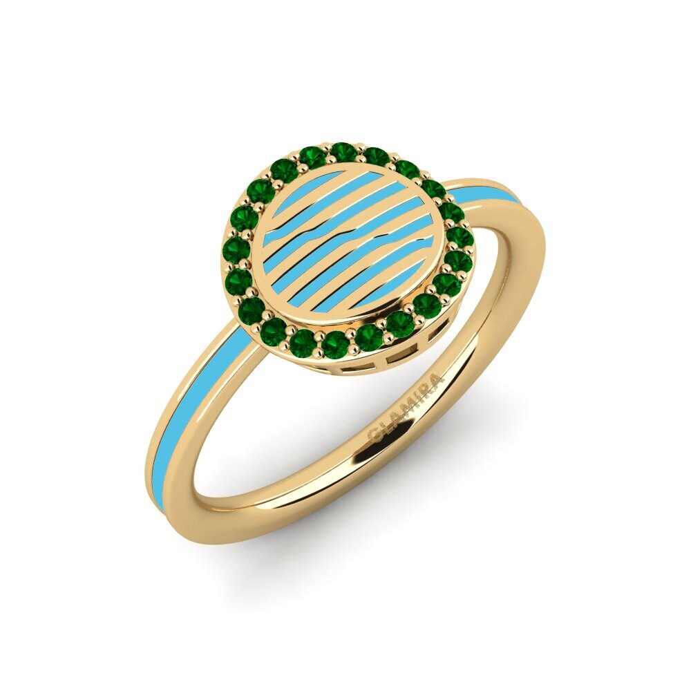 Grüner Zirkonia Ring Yandijak