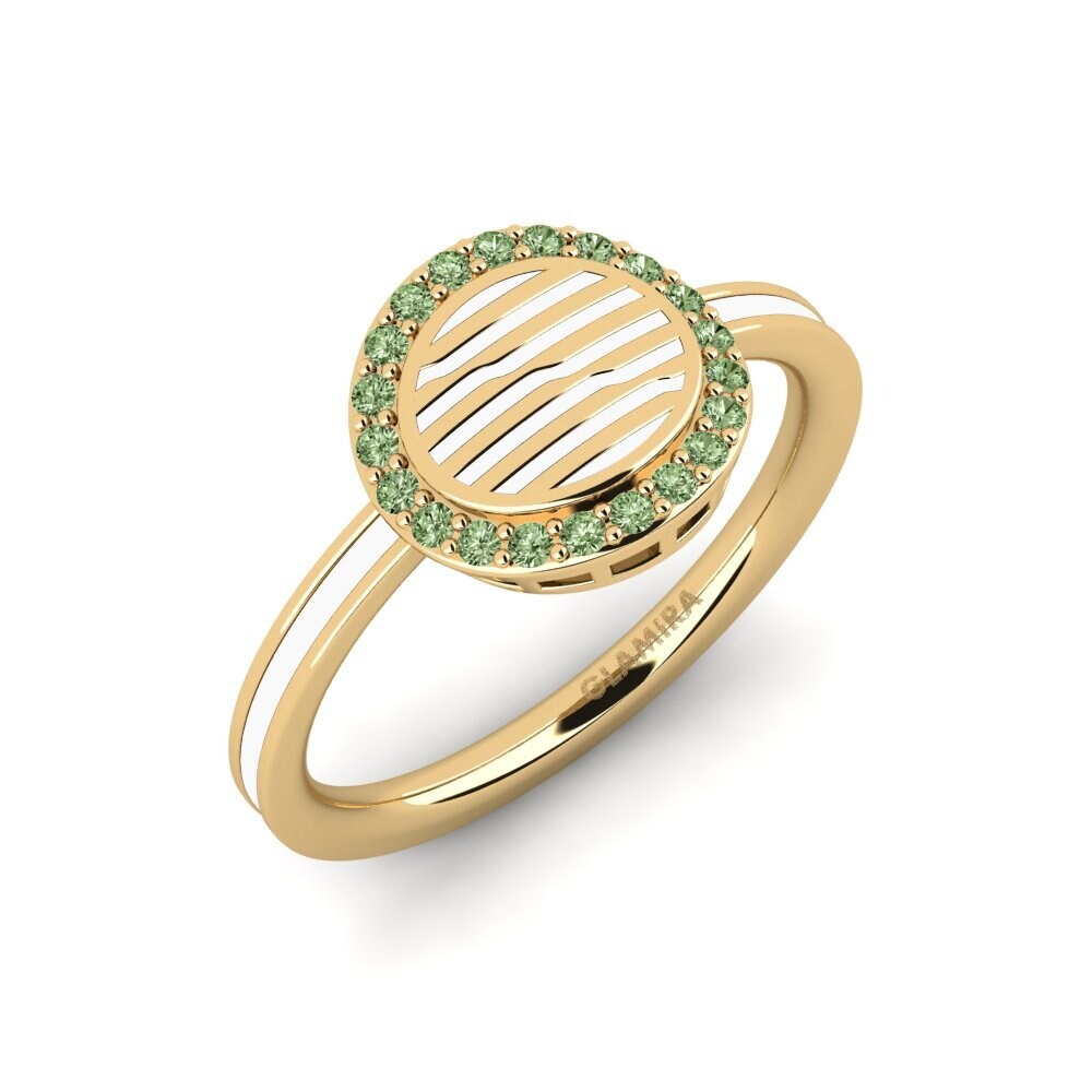 Diamante Verde Anillo Yandijak