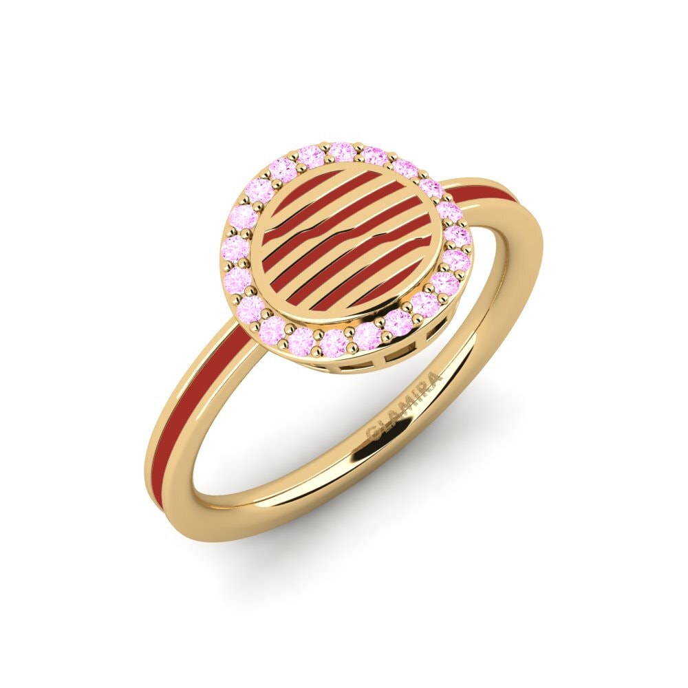 Rosa Saphir Ring Yandijak