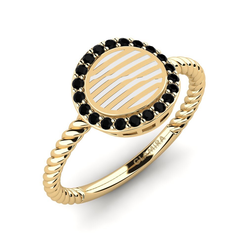 Diamante Negro Anillo Yandijal