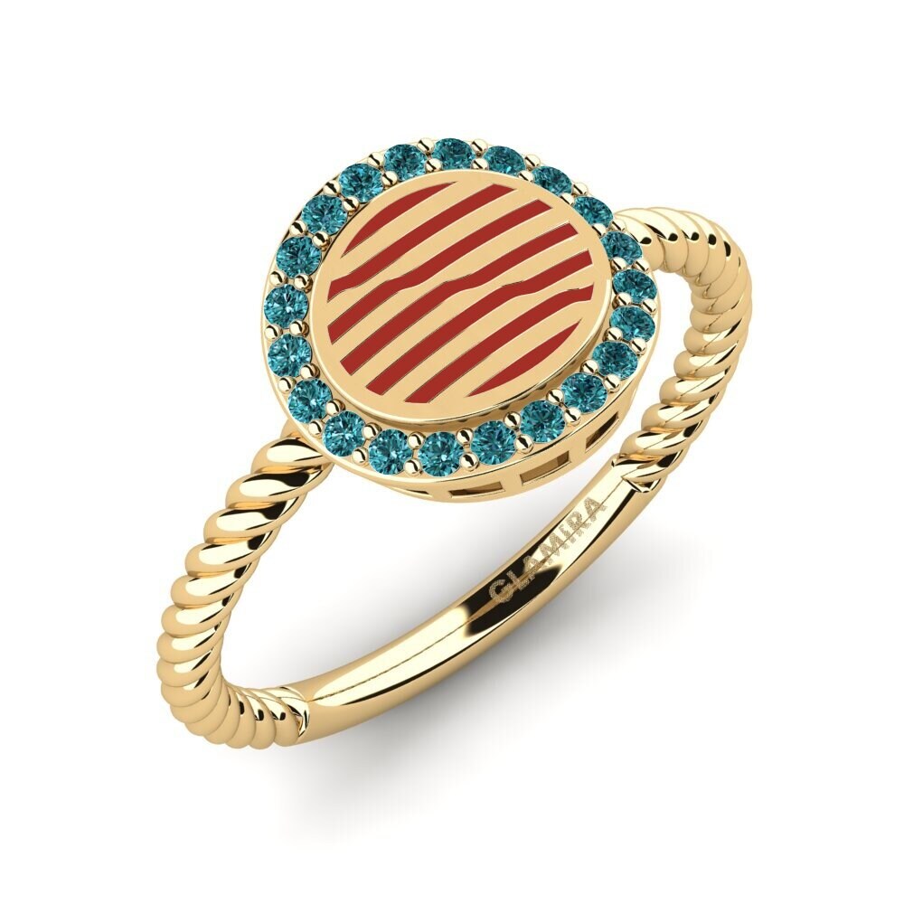 Blauer Diamant Ring Yandijal