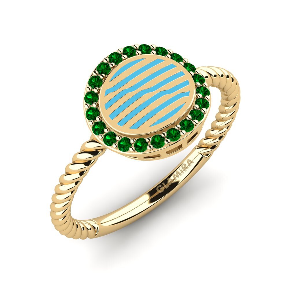 Grüner Zirkonia Ring Yandijal